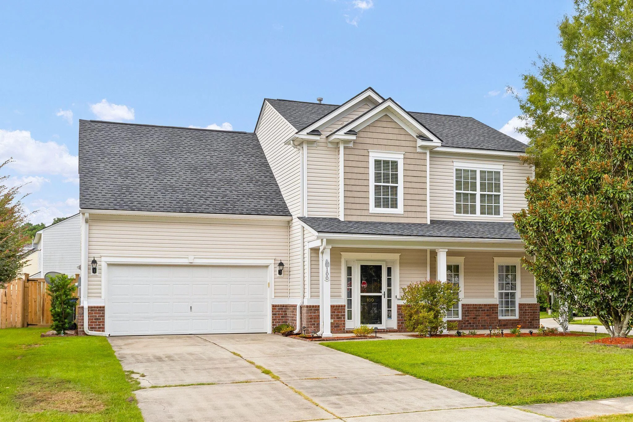 Front exterior of 100 Towering Pine Drive